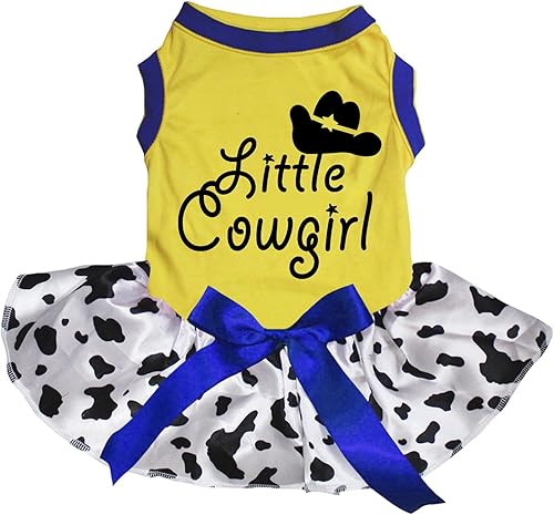 Miniatura 2 de Petitebella Vestido para perro y cachorro de vaquera (rosavaca, talla M)