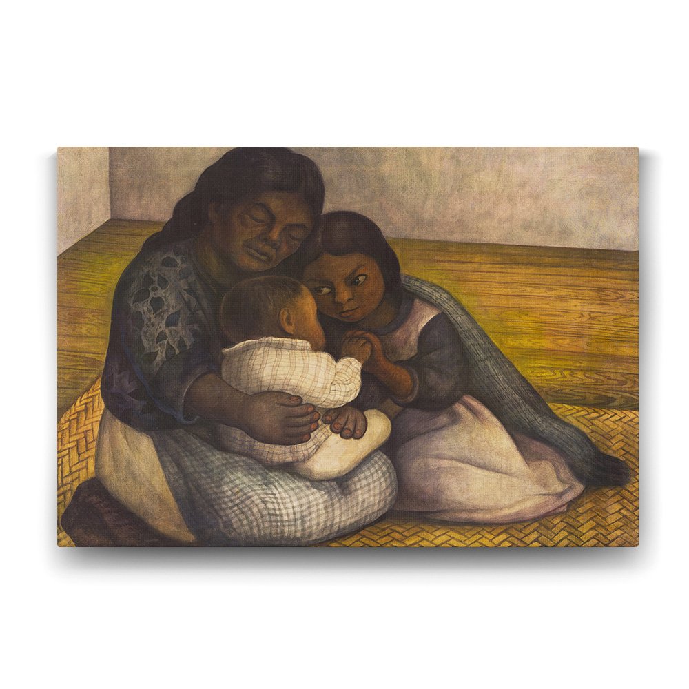 Diego Rivera - The Family Tablosu - 140x100cm