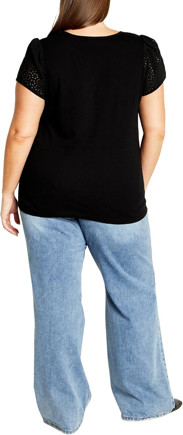 City Chic Plus Size Top, Linny Top - Image 2