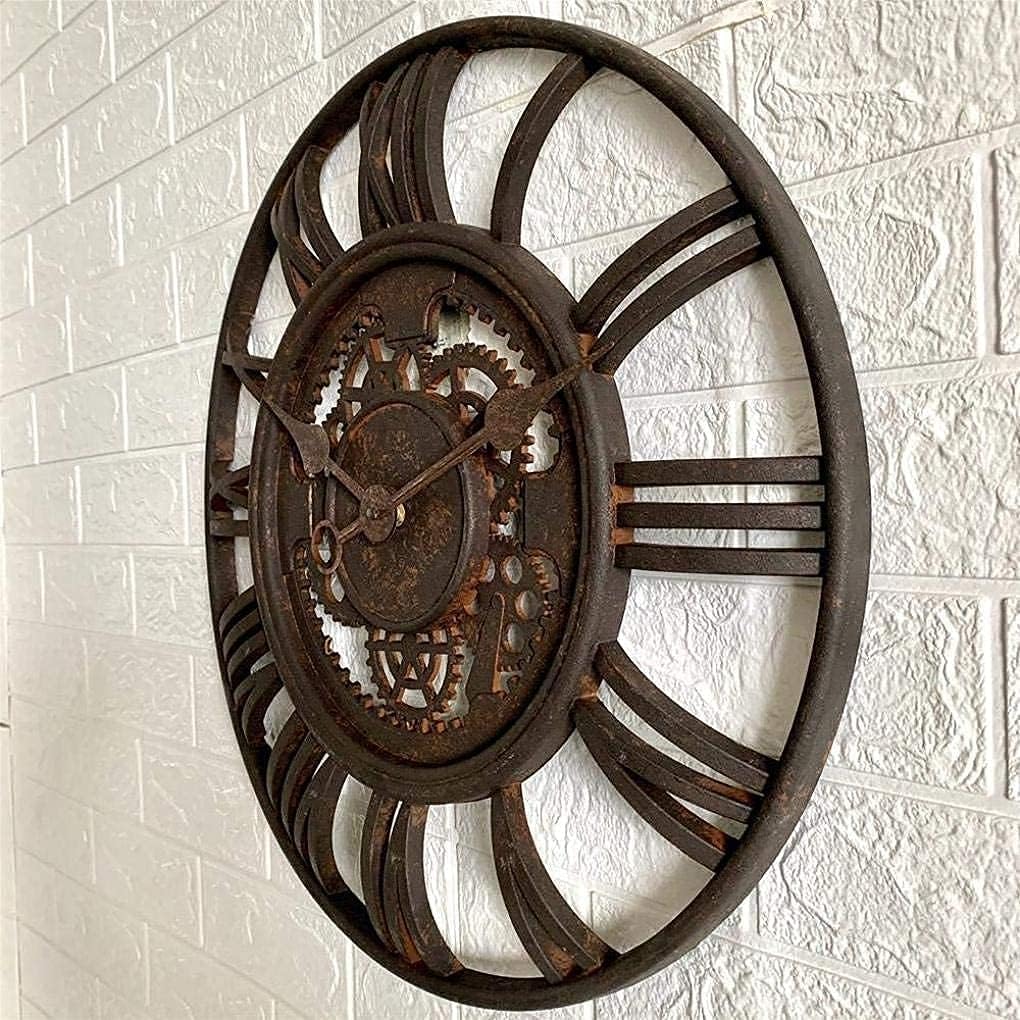 Outdoor Garden Wall Clock Old Style Quartz Clock Garden Clocks Outdoor Waterproof Creative Home Furnishings Outdoor Wall Clock