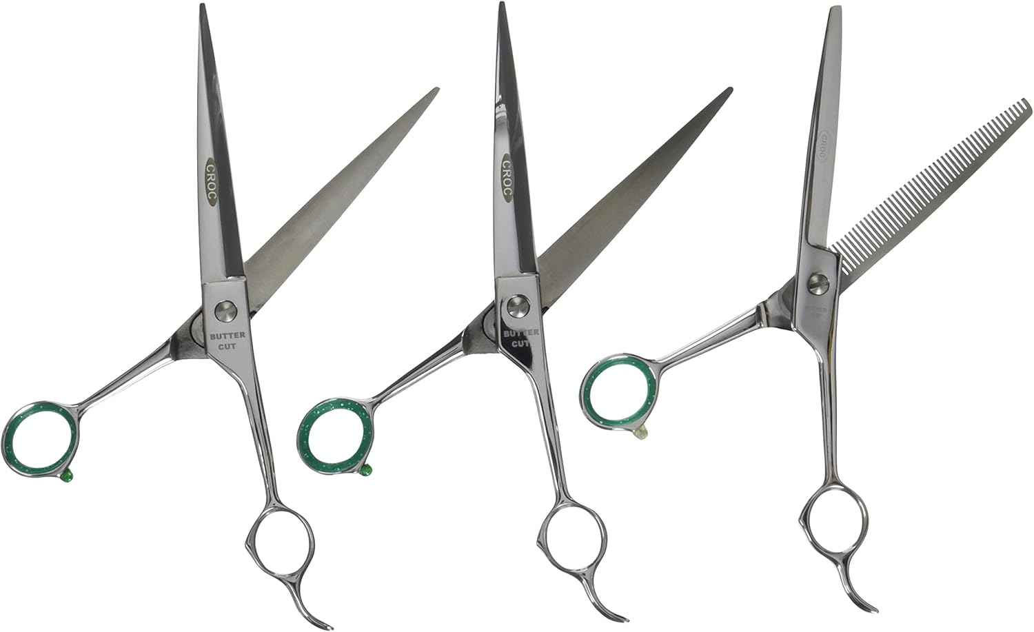 Geib Crocodile Steel Shear Pet Grooming Kit, 3-Piece