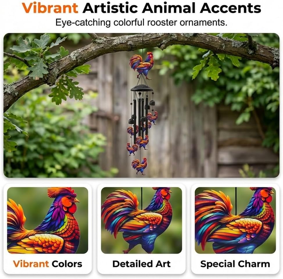 Dragonfly Wind Chimes for Outside, 2026 Upgrade Black Metal Wind Chimes Outdoors, Dragonfly Gifts for Women Mom Grandma Memorial Birthday Durable Chimes for Garden Yard Decor
