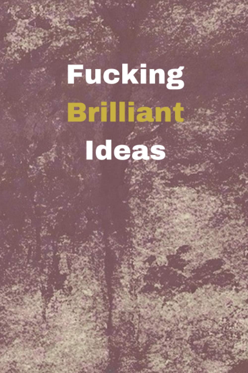 Fucking Brilliant Ideas: lined notebook Friends at work have a wonderful gift for the employer or teacher.