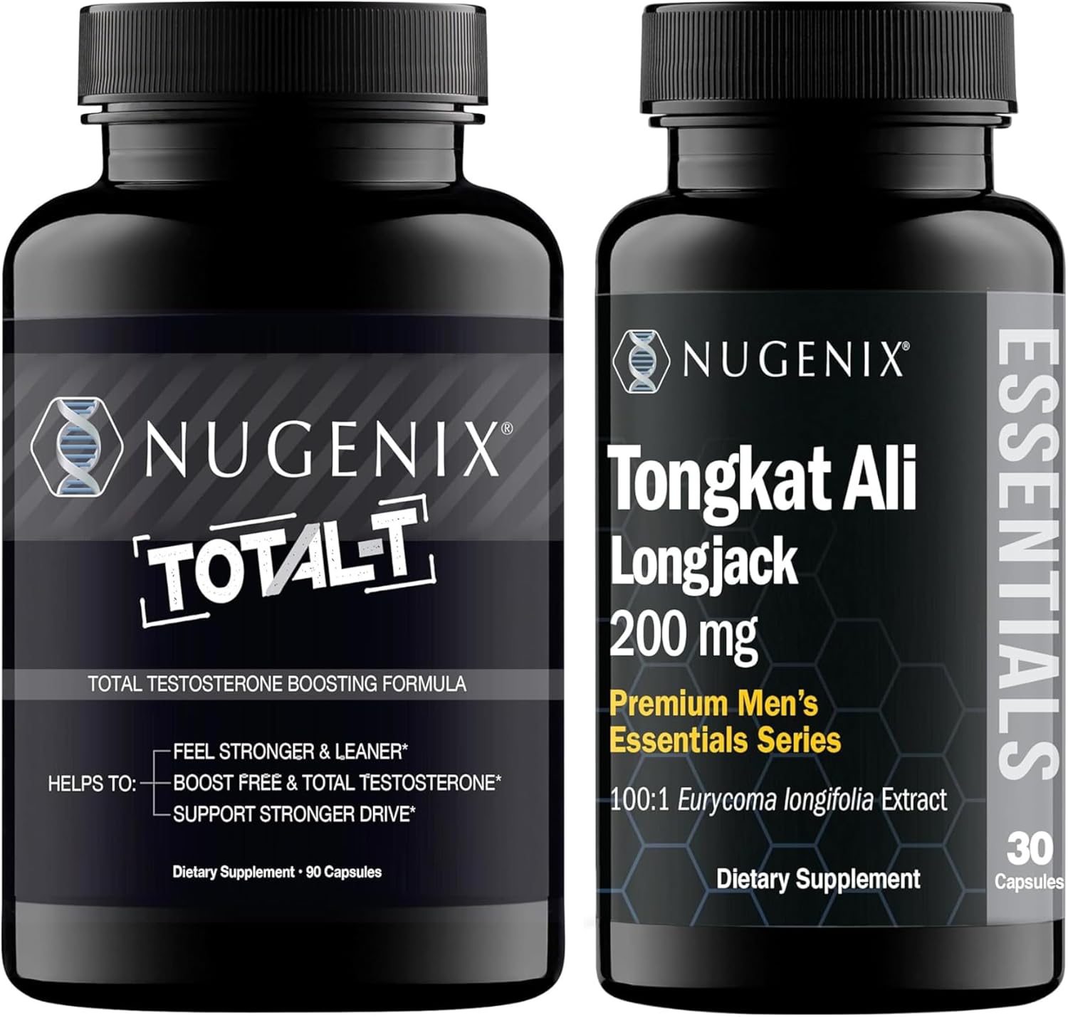 Nugenix Essentials Tongkat Ali and Total-T Testosterone Booster for Men