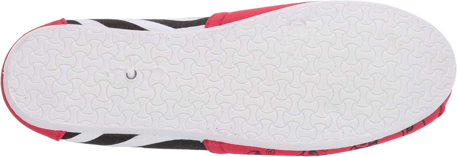 FOCO Louisville Cardinals NCAA Womens Stripe Canvas Shoes - M