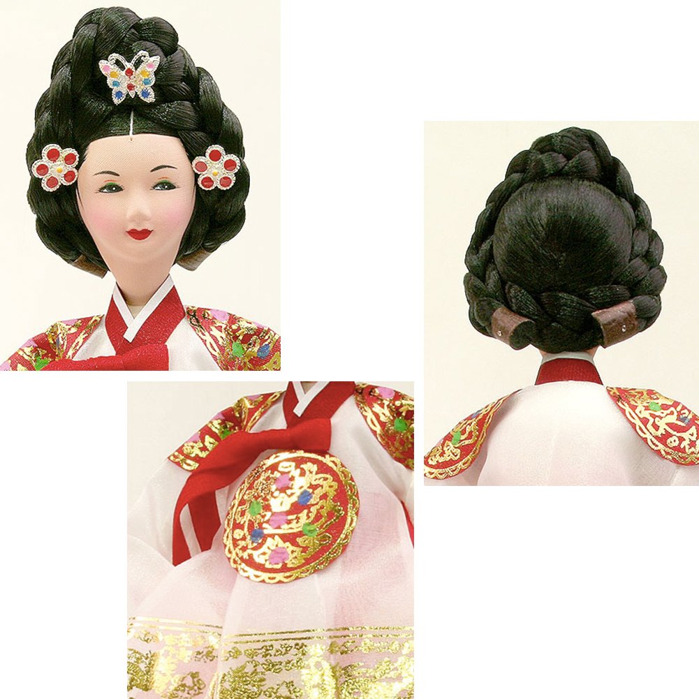 Amazon | Parkssisangbang 韓国伝統的手工芸 韓服人形 女王