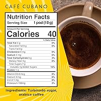 Vista 25 de Oriente Sweetened Espresso with Cinnamon Coffee Pods, 50 ct, Dark Roast Flavored Cuban Inspired Coffee in Recyclable Single Serve Pods - 100%