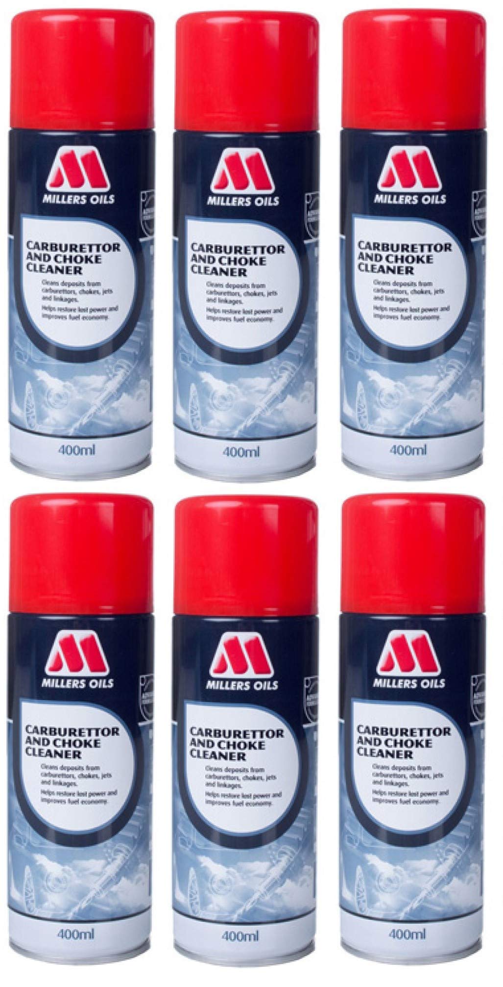 Millers Oils Nettoyant carburateur et étranglement aérosol 2400 ml