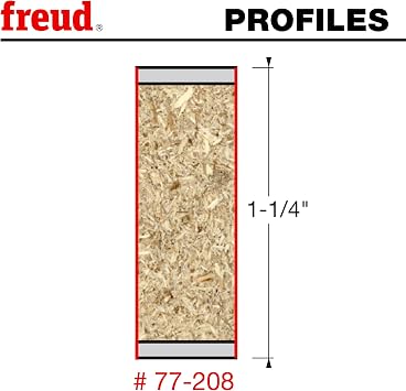 Freud 77-208: 1/2 (dia.) Double Compression Bit with 1/2 shank, 3 overall length