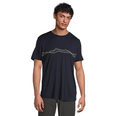 Icebreaker Merino 150 Tech Lite Short Sleeve T Shirts Mountain Pulse Men