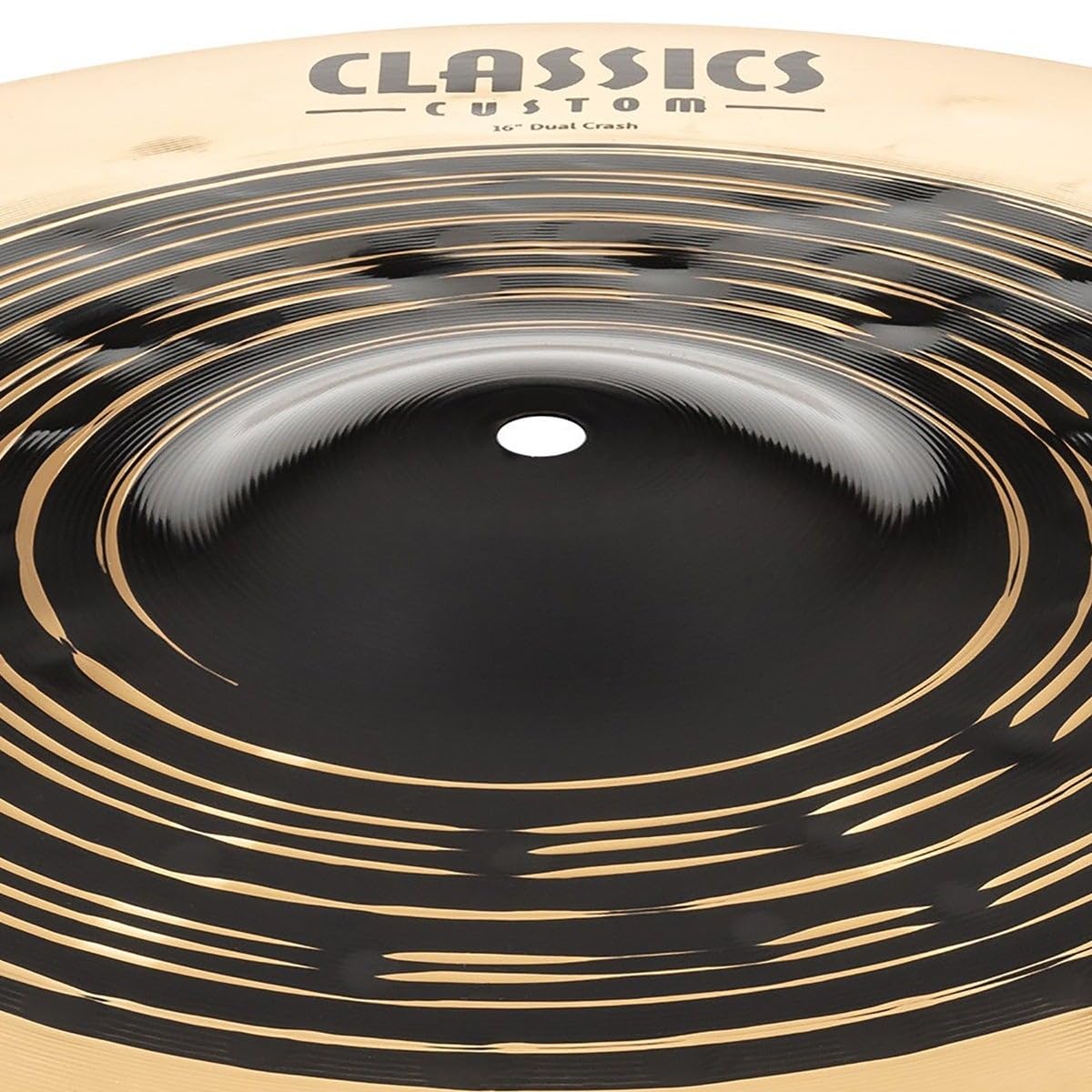 Meinl Cymbals Classics Custom Dual Crash Cymbal 16 inch (Video) for Drumkit (40,64cm) B12 Bronze - Image 3