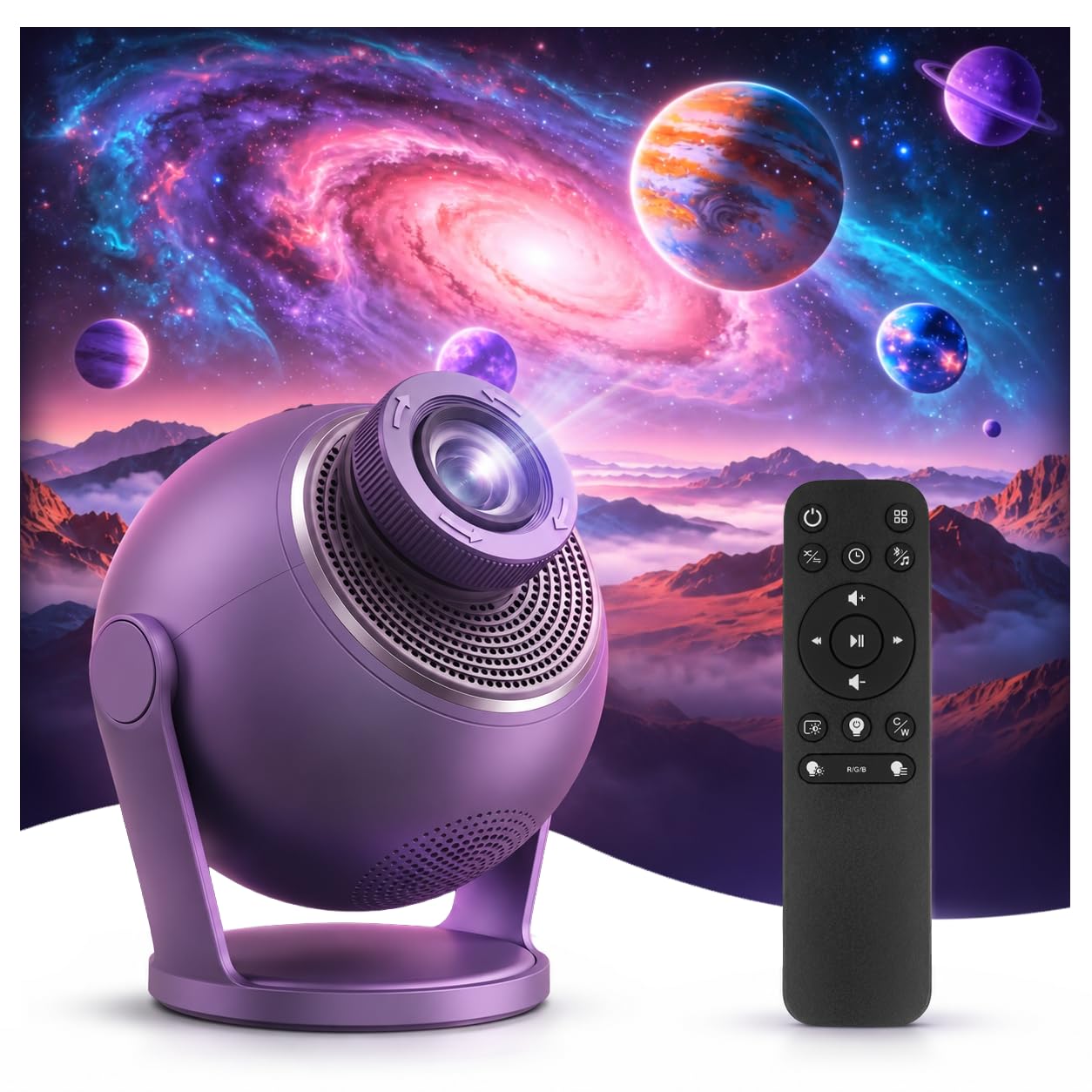 View 1 of JollyNet 3D Projector with Speaker and Night Light