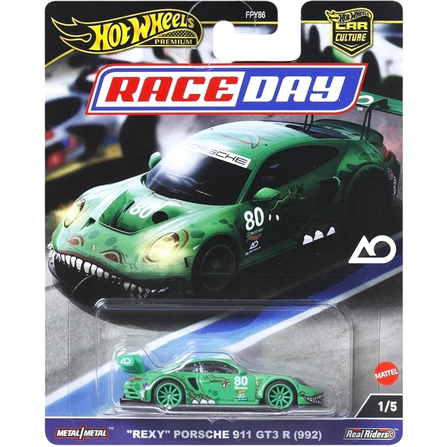 Amazon | Hot Wheelsレースデーカーコレクション、5パックダイキャスト
