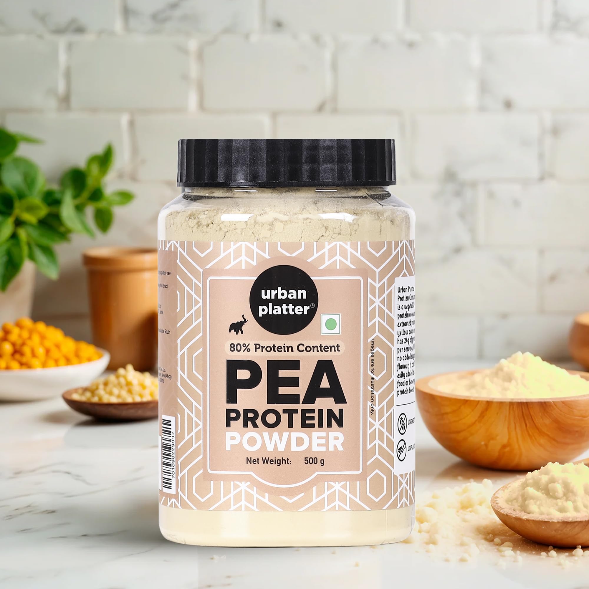 Urban Platter Pure Pea Protein Powder, 500g — Amazon image 4