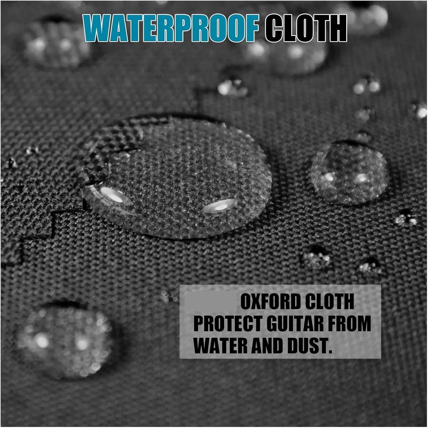 Acoustic Guitar Bag 36-41" Inch Acoustic Guitar Bag Thicken Sponge Padding Water Resistent Adjustable Shoulder Strap Electric Case Dust-proof(Bass bag 120cm)