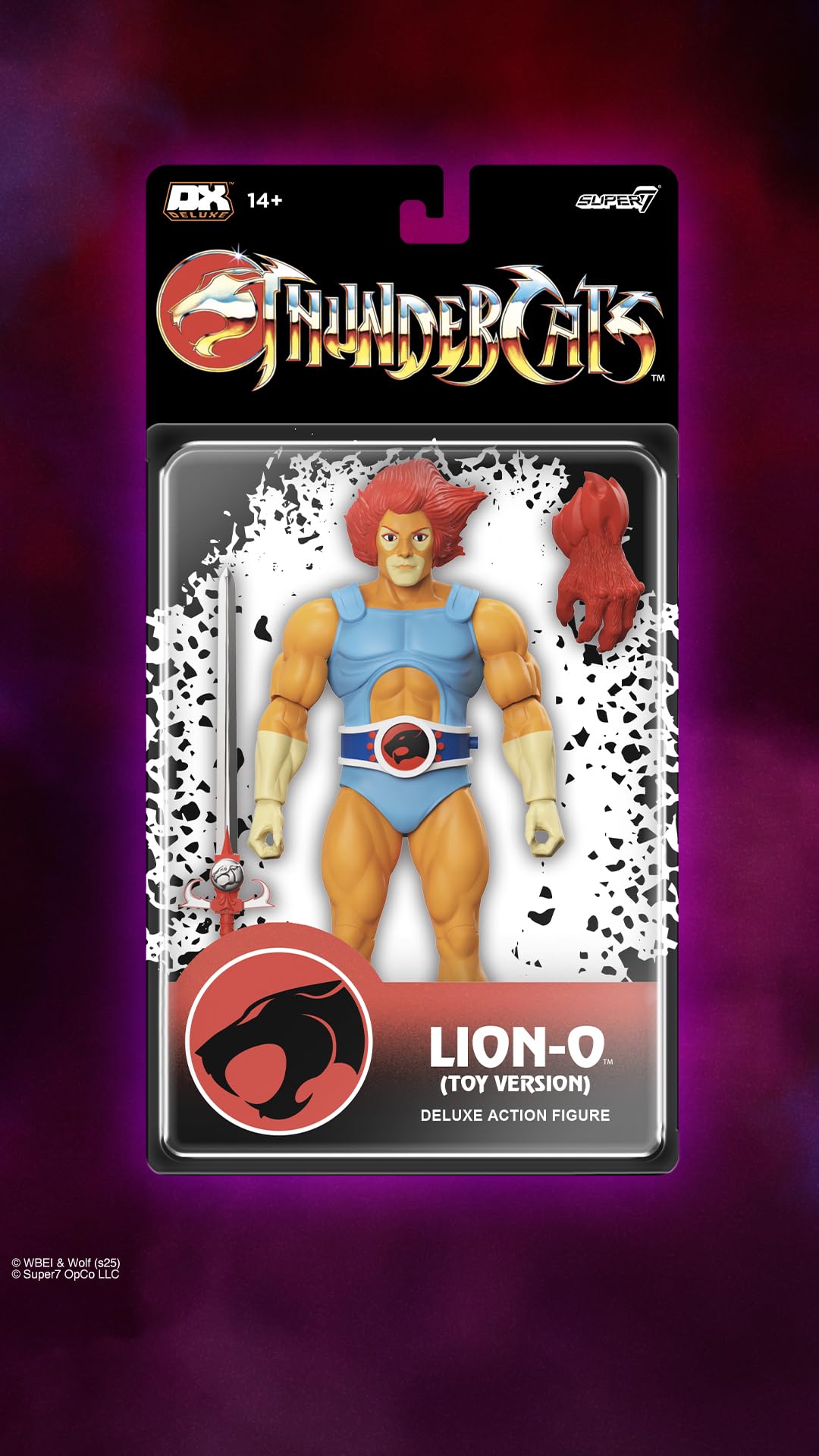 Amazon.com: Super7 Deluxe Thundercats Lion-O (Toy Recolor) - 7