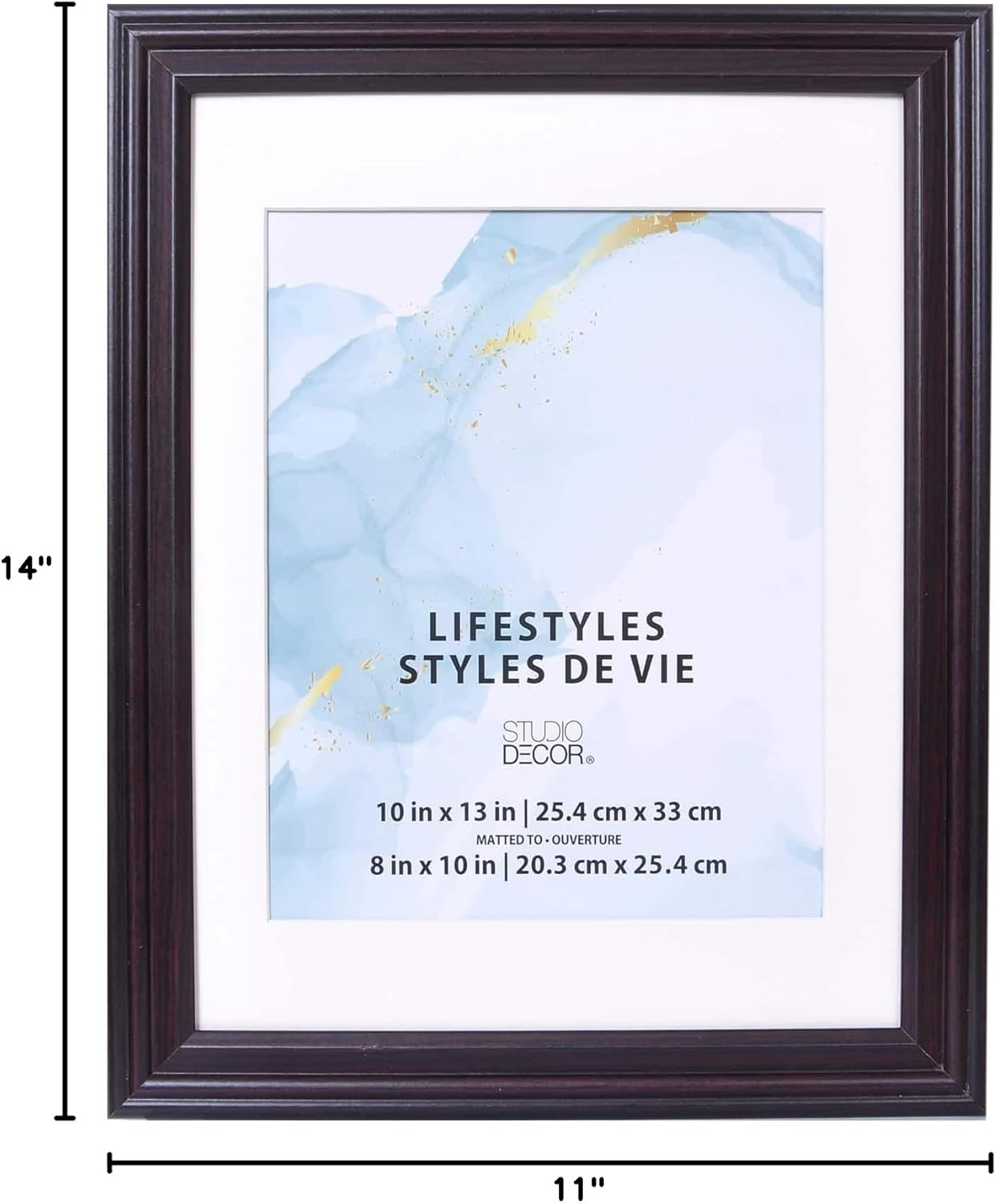 Studio Decor Lifestyles Black Cherry Frame With Mat
