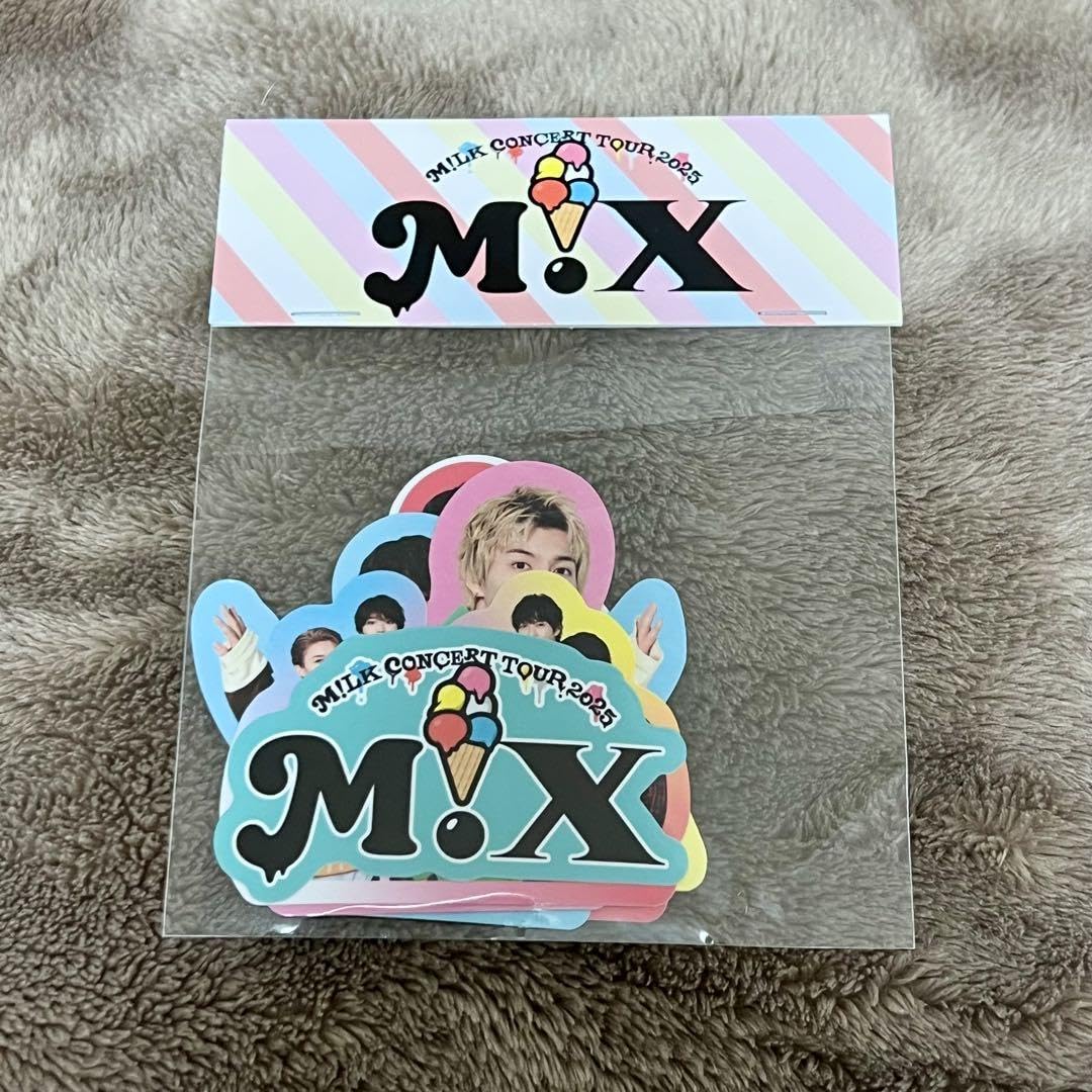 Amazon | M!LK M!X フレークシール | シール・ステッカー | おもちゃ
