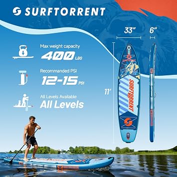 Inflatable Stand Up Paddle Board Wave Board with SUP Accessories,Inflatable SUP Board for Beginner,Youth Paddle Board,Pink or Black Paddle Board for Adult