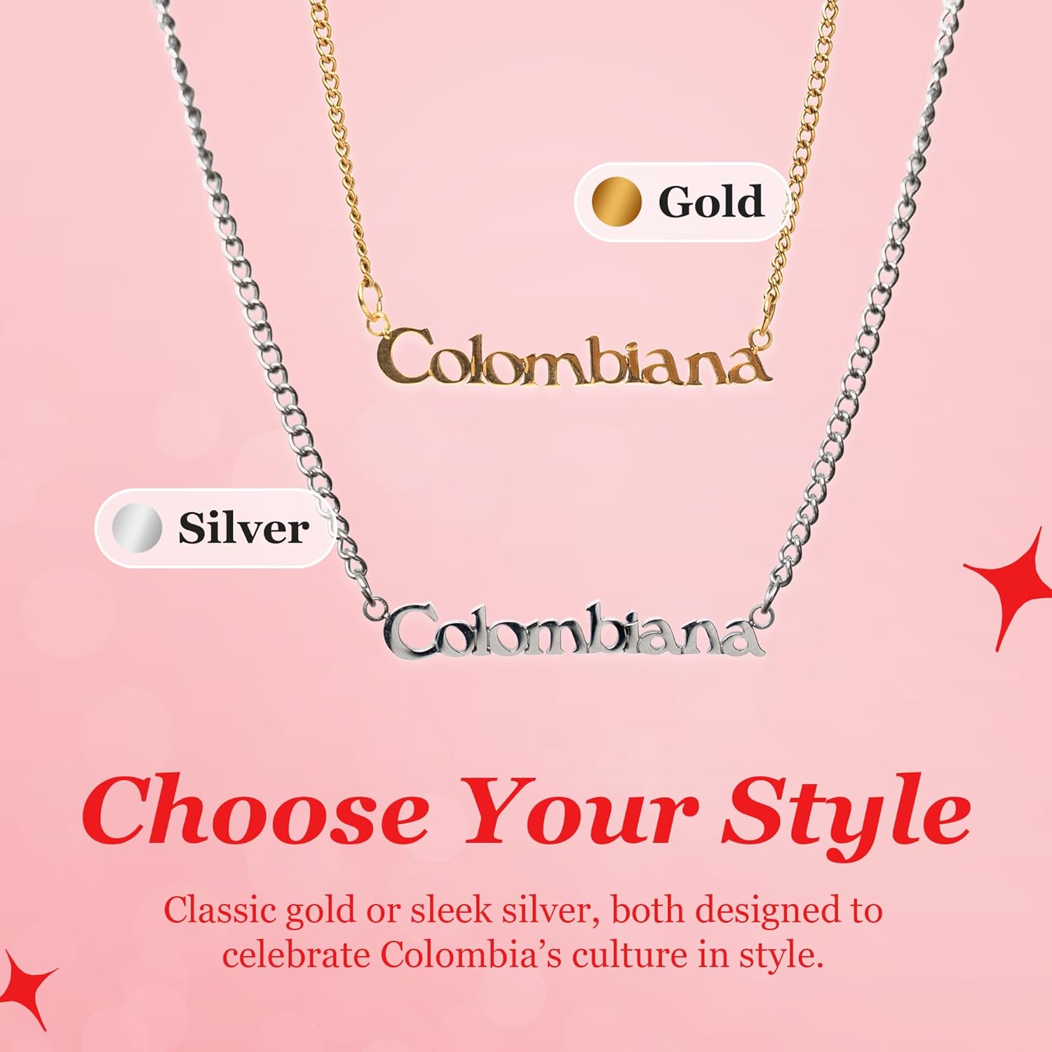 SITOS Colombia Necklace Colombian Souvenirs Gifts Artesanias Colombianas - Image 6