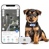 GPS Tracker for Dogs, Pet GPS Location, Unlimited Range, Waterproof, Smart Pet Activity Tracker