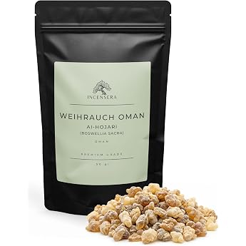 Incensera Oman Incense 50 g - Tree Resin for Smoking & Smoking Negative Energy High-Quality Incense Resin & Frankincense Perfect for Home Cleaning