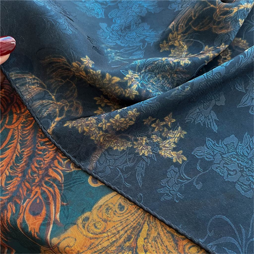 Foulard Grand châle Long Nouveau Foulard en Soie Femmes Foulard réversible imprimé Foulard Femmes Foulard