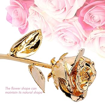 Gold Prestige 24k ローズ　本物のバラ 最高級のギフト～24金の薔薇～GOLD ROSE～ゴールドローズ