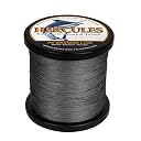 HERCULES Braided Fishing Line 12 Strands, 100-2000m 109-2196 Yards Braid Fish Line, 10lbs-420lbs Test PE Lines for Saltwater Freshwater - Grey, 70lbs, 1000m gallery image