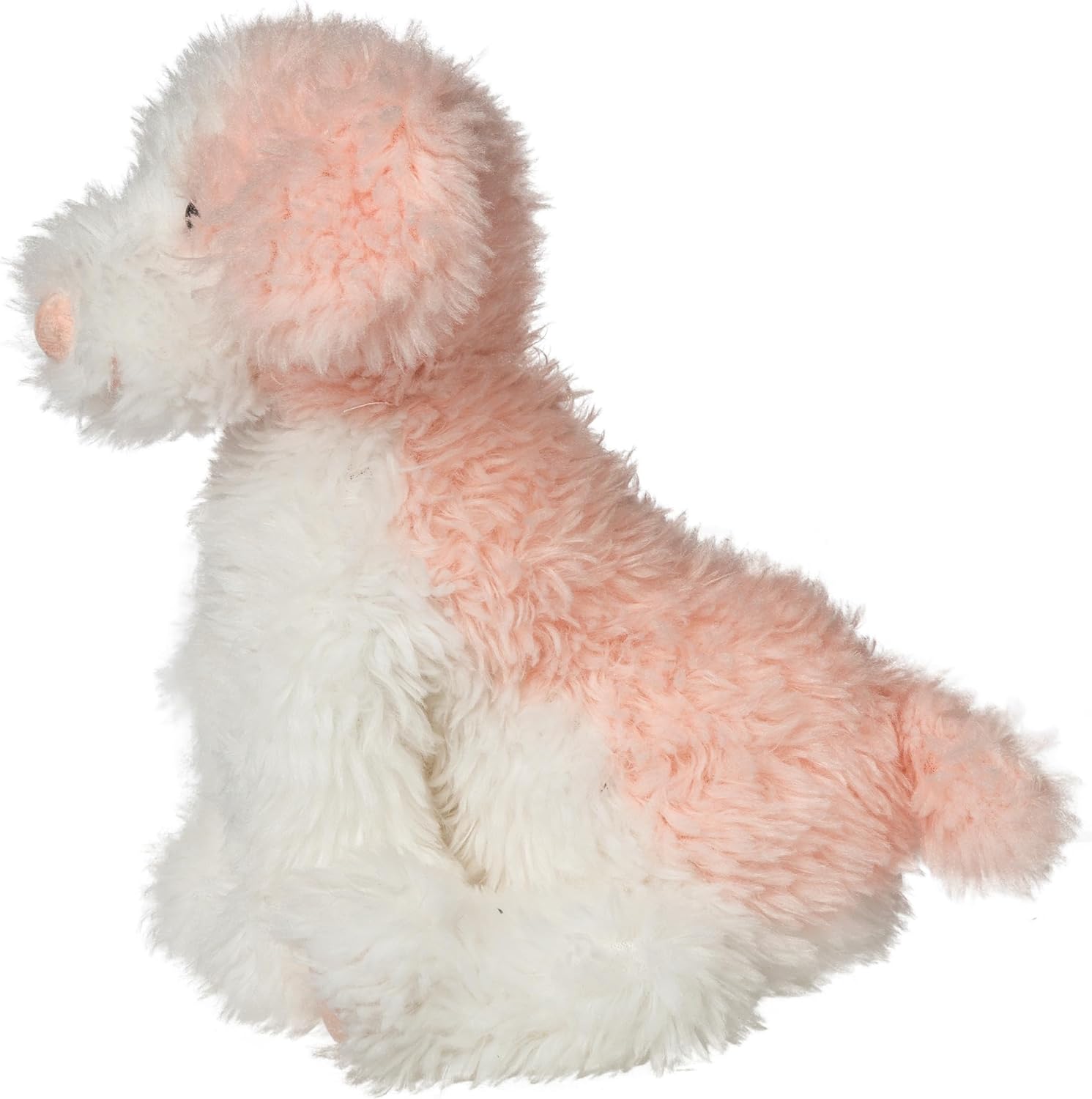 Mary Meyer Stuffed Animal FabFuzz Plush Soft Toy, 13-Inches, Hannah Puppy Pink