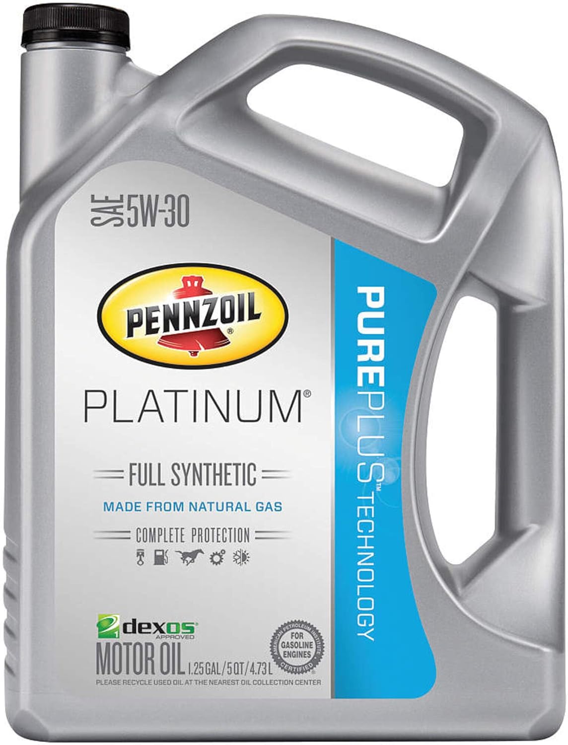 Platinum Motor Oil, Synthetic, 5W-30, 5 Qts.