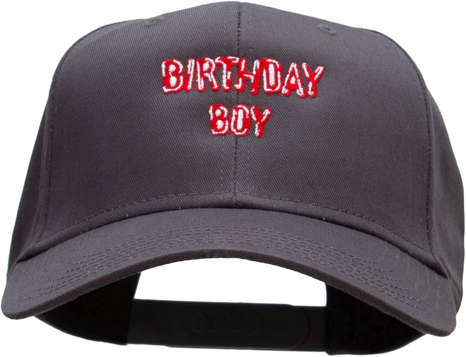 Birthday Boy Embroidered Solid Cotton Twill Pro Style Cap