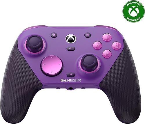 GameSir G7 Pro Tri-Mode Xbox Wired, PC and Mobile Wireless Controller, Plum Purple
