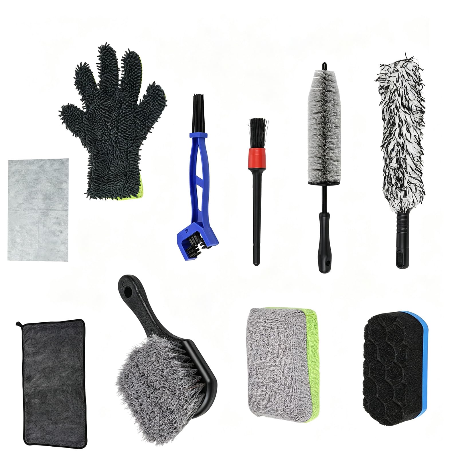 Set di strumenti per lavaggio e pulizia moto
