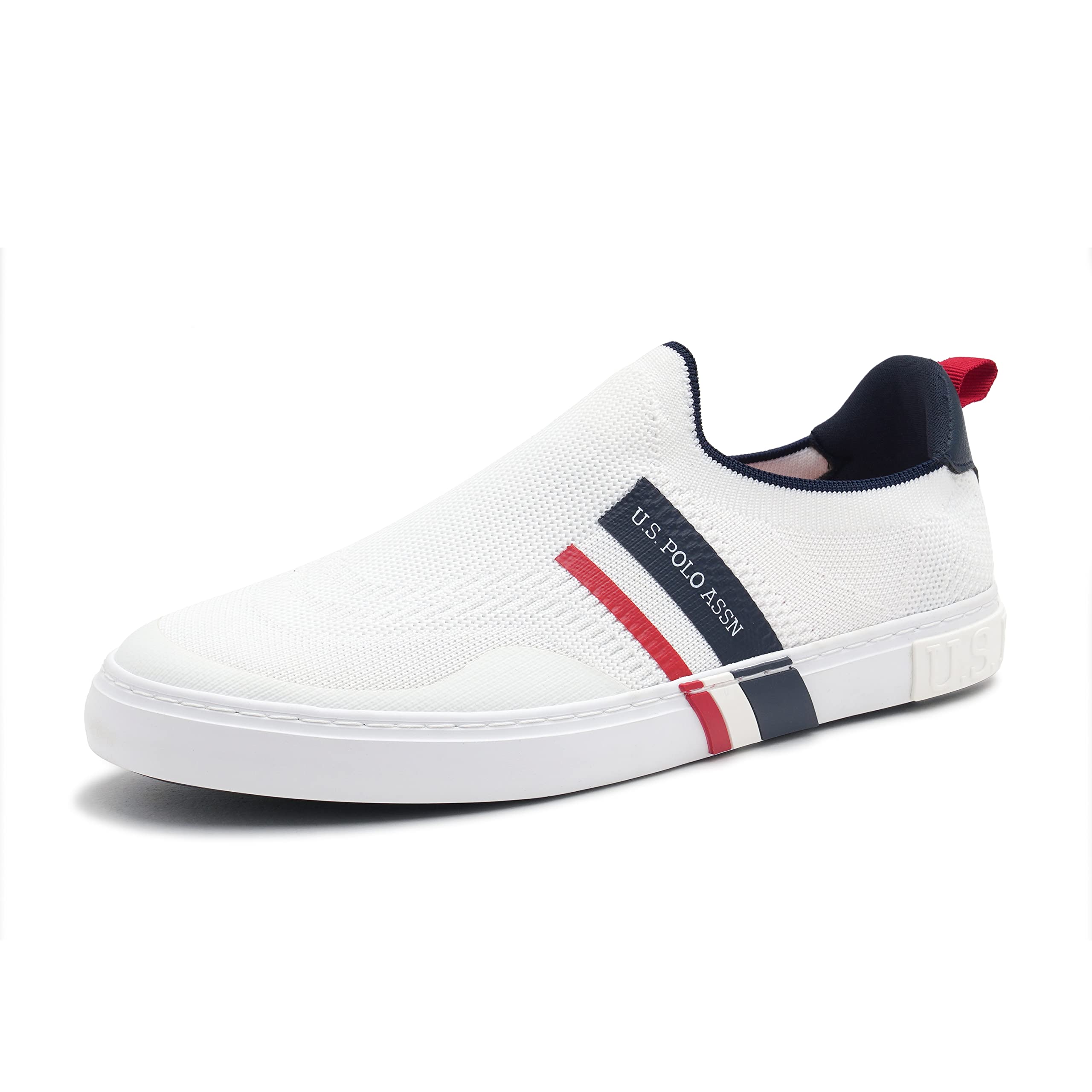 U.S. POLO ASSN. Nordic Mens Off White Slip on Sneakers-(UK/6) (US/7) (2FD23060A01) (B0C4VLF362) Amazon Price History, Amazon Price Tracker
