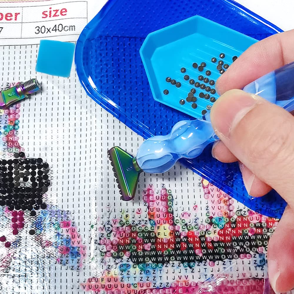 Kit De 3 Bolígrafos Para Pintura De Diamantes 5D - Herramientas DIY Para Manualidades, Arte De Uñas Y Mosaicos - Diseño Ergonómico Y Desmontable