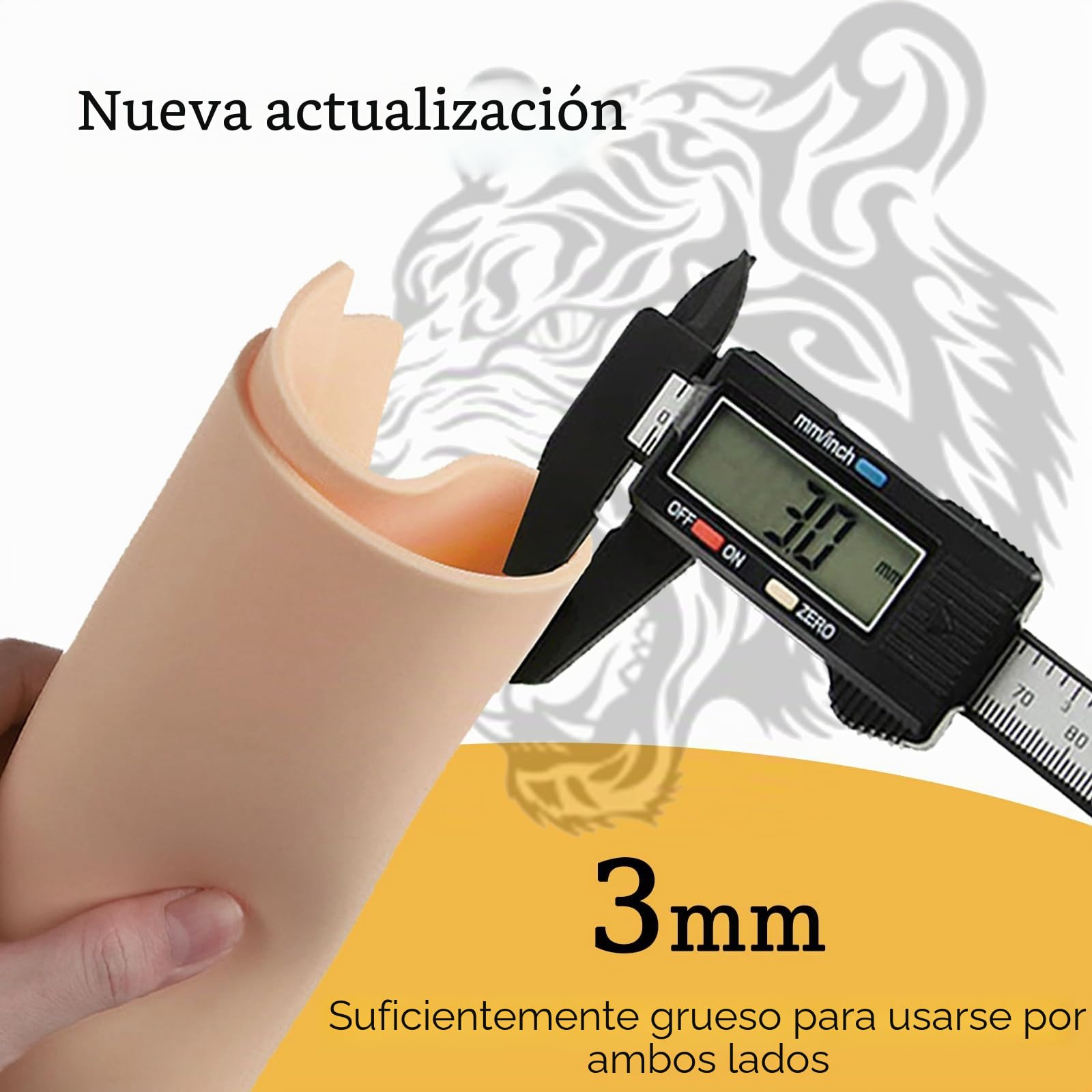 3mm Piel de Práctica de Tatuaje - PEPAX 10 Piezas 19 x 14 cm Piel de Práctica de Tatuajes en Blanco Piel de Tatuaje Falsa de Doble cara para Principiantes y Artistas