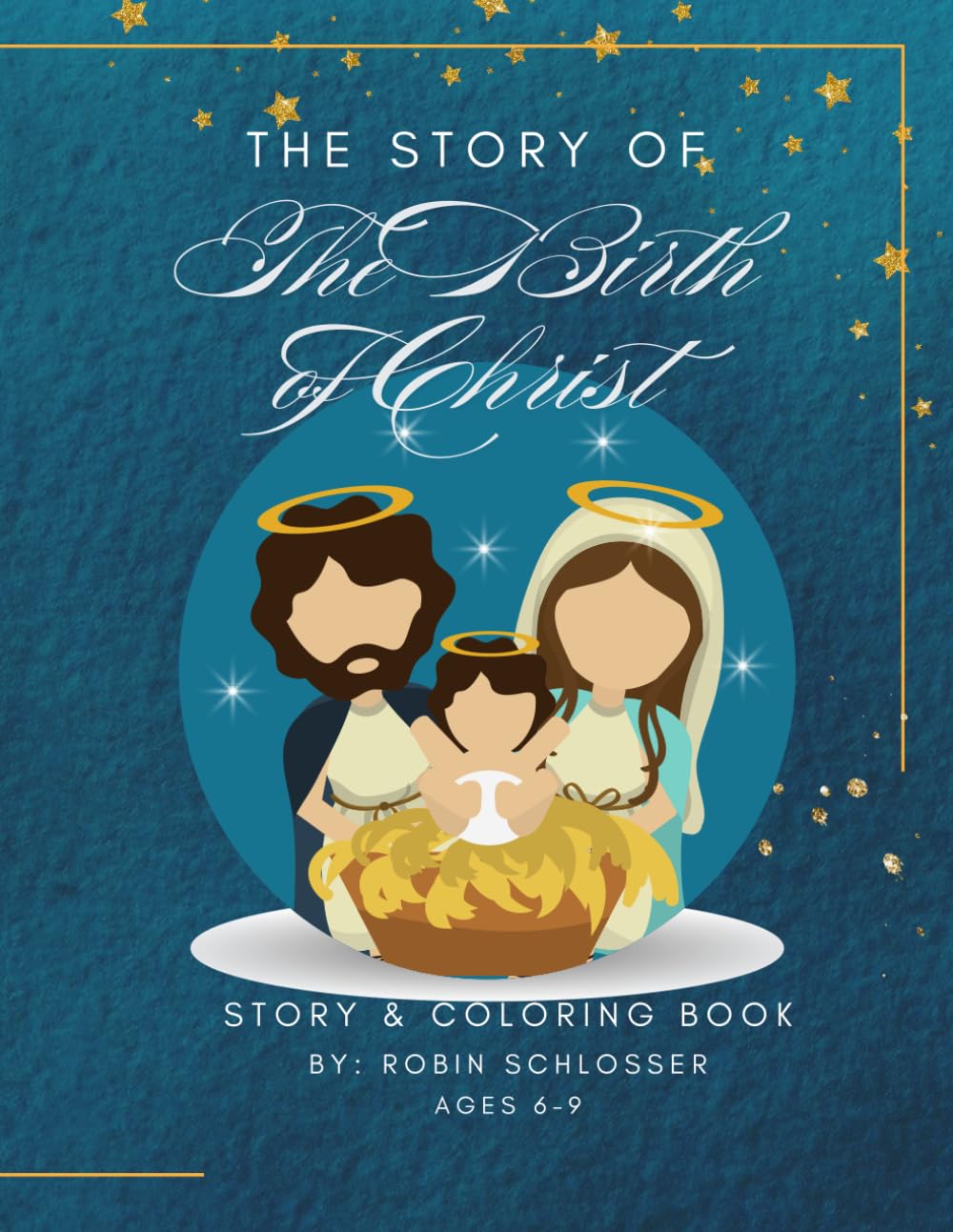 The Birth of Christ Story & Coloring Book