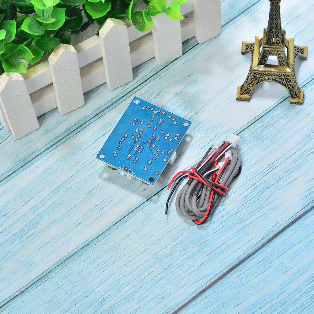 Placa Preamplificadora NE5532 HiFi Para Señal De Audio | Amplificador De Baja Sensibilidad, Alimentación DC 12-35V, Ganancia Ajustable 5/10, Tamaño 50x40x16 Mm, Incluye Cables Y Conector Hembra