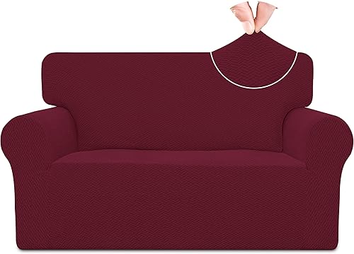 Vista 121 de Easy-Going Funda de sofá reclinable de jacquard elástico, suave de 4 piezas, con lazo elástico, protector de muebles lavable para niños, mascotas
