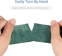 Vista 4 de 6 vendajes autoadhesivos de 2 x 5 yardas, transpirables, autoadherentes, vendajes cohesivos, cinta veterinaria para perros y gatos, cinta elástica