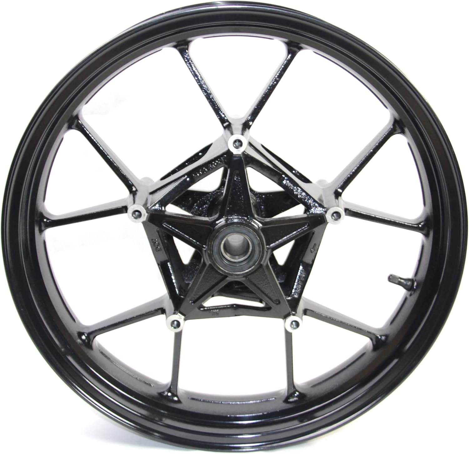 Arashi Front Wheel Rim for BMW S1000RR 2009-2018, S1000R 2014-2018, Motorcycle Replacement Accessories Parts Gloss Black