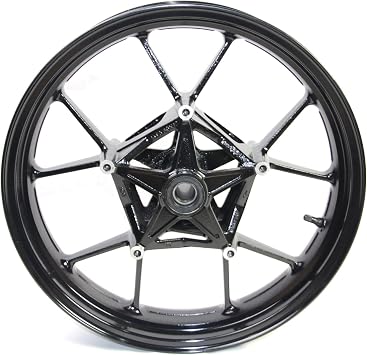 Arashi Front Wheel Rim for BMW S1000RR 2009-2018, S1000R 2014-2018, Motorcycle Replacement Accessories Parts Gloss Black