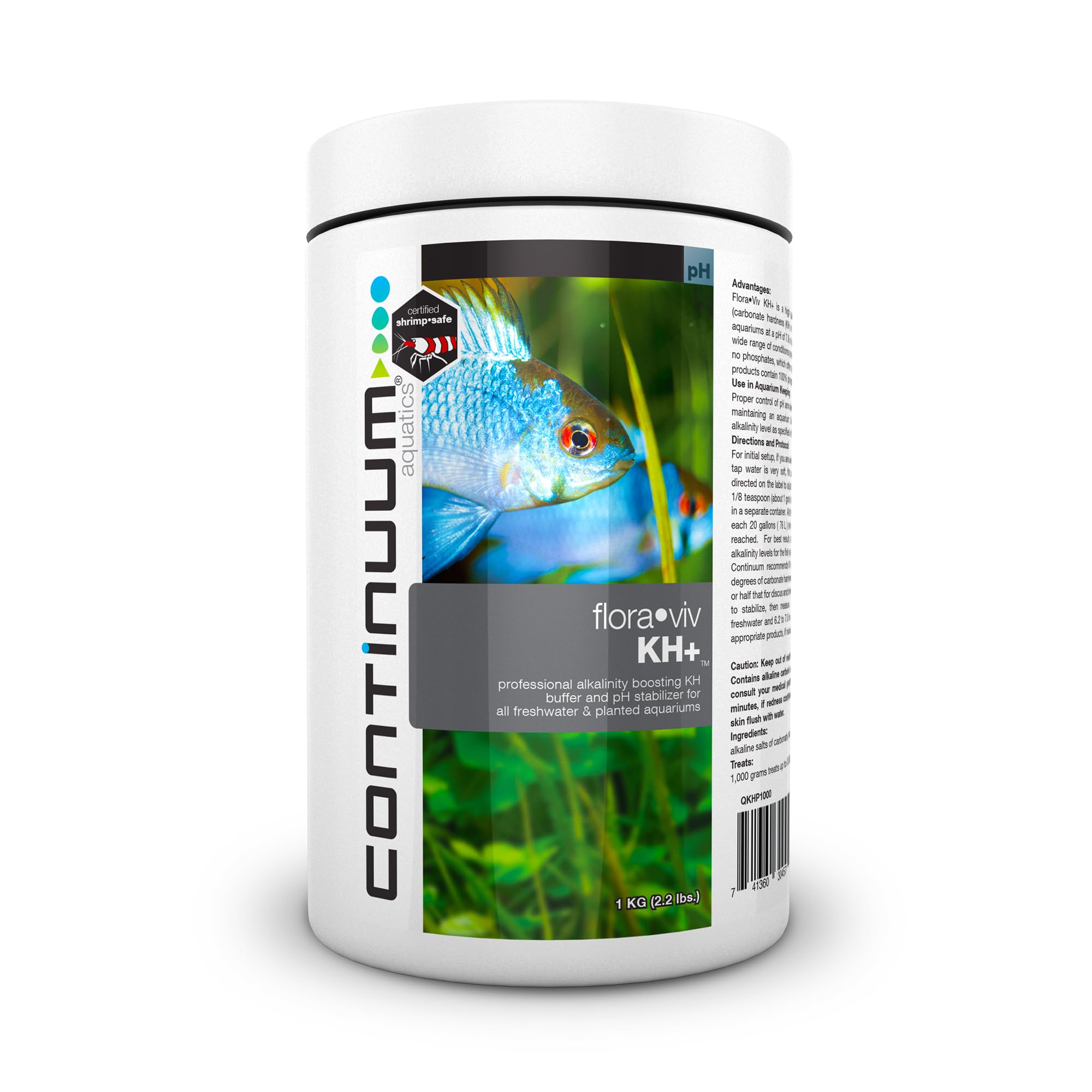 Continuum Aquatics FloraViv KH+ Carbonate Hardness Booster 1KG