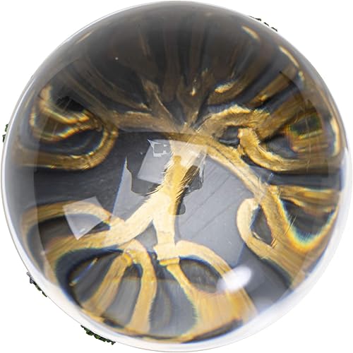 Miniatura 3 de Bola de observación del árbol de la vida, decoración de jardín al aire libre, pintado a mano, globo de espejo duradero, decoración del hogar, 8.5