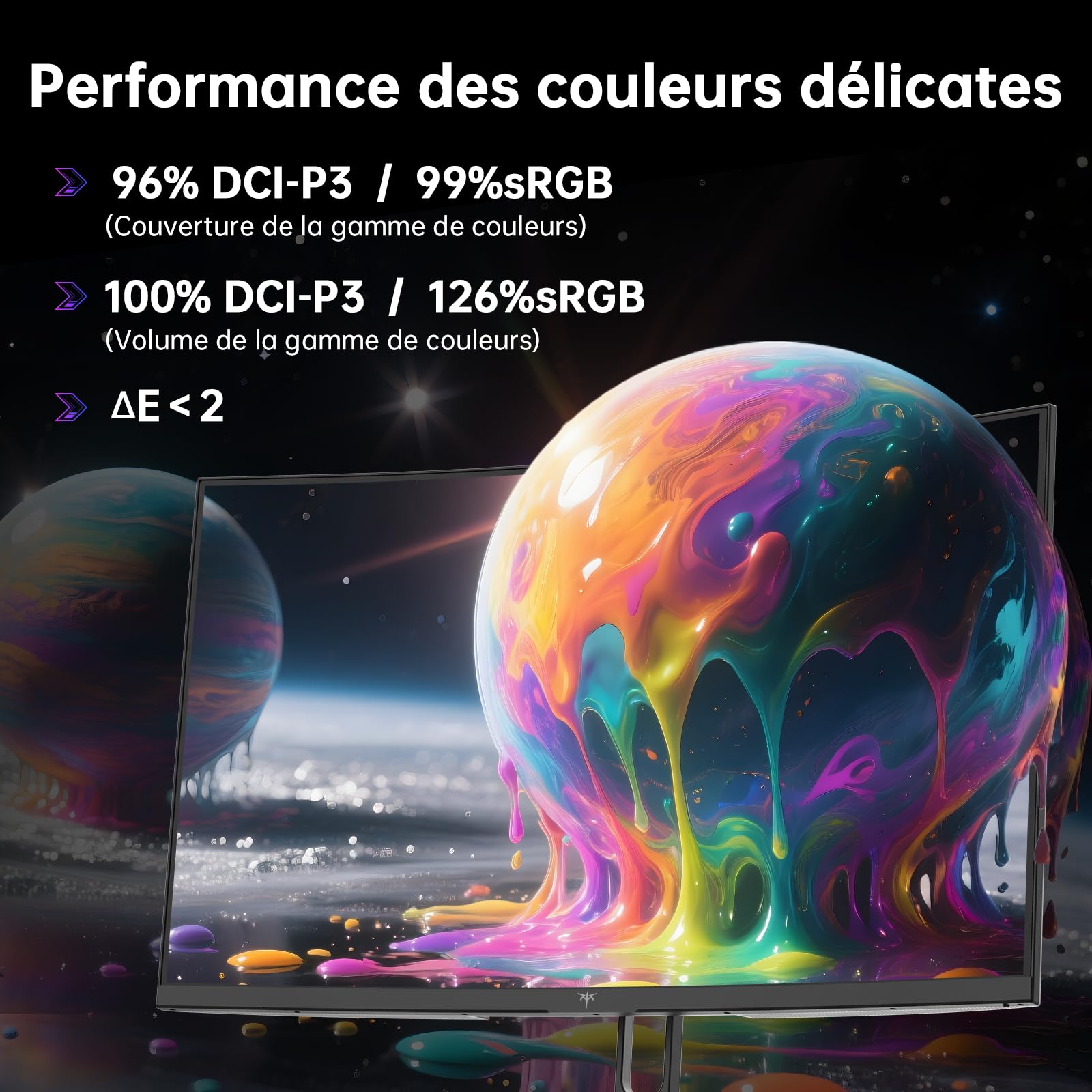 KTC Écran PC Gamer Incurvé 32 Pouces | QHD@185Hz (OC) | Temps Réponse 1ms | Dalle HVA, Courbure 1500R | 96% DCI-P3, 99% sRGB, 1,07 Mds de Couleurs | HDR10 | VESA 100×100 | Faible Lumière Bleue | H32S5