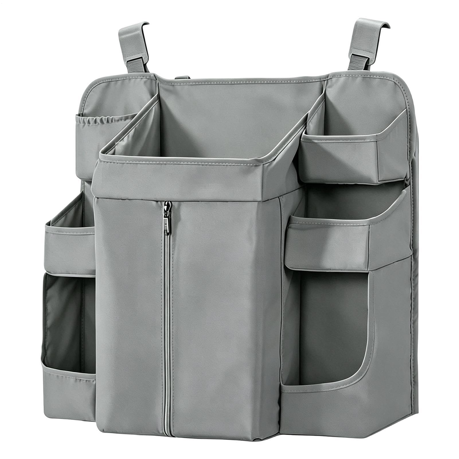 Organizador de Pañales Colgante de Gran Capacidad Bolsa para Toallitas y Biberones en Cuna
