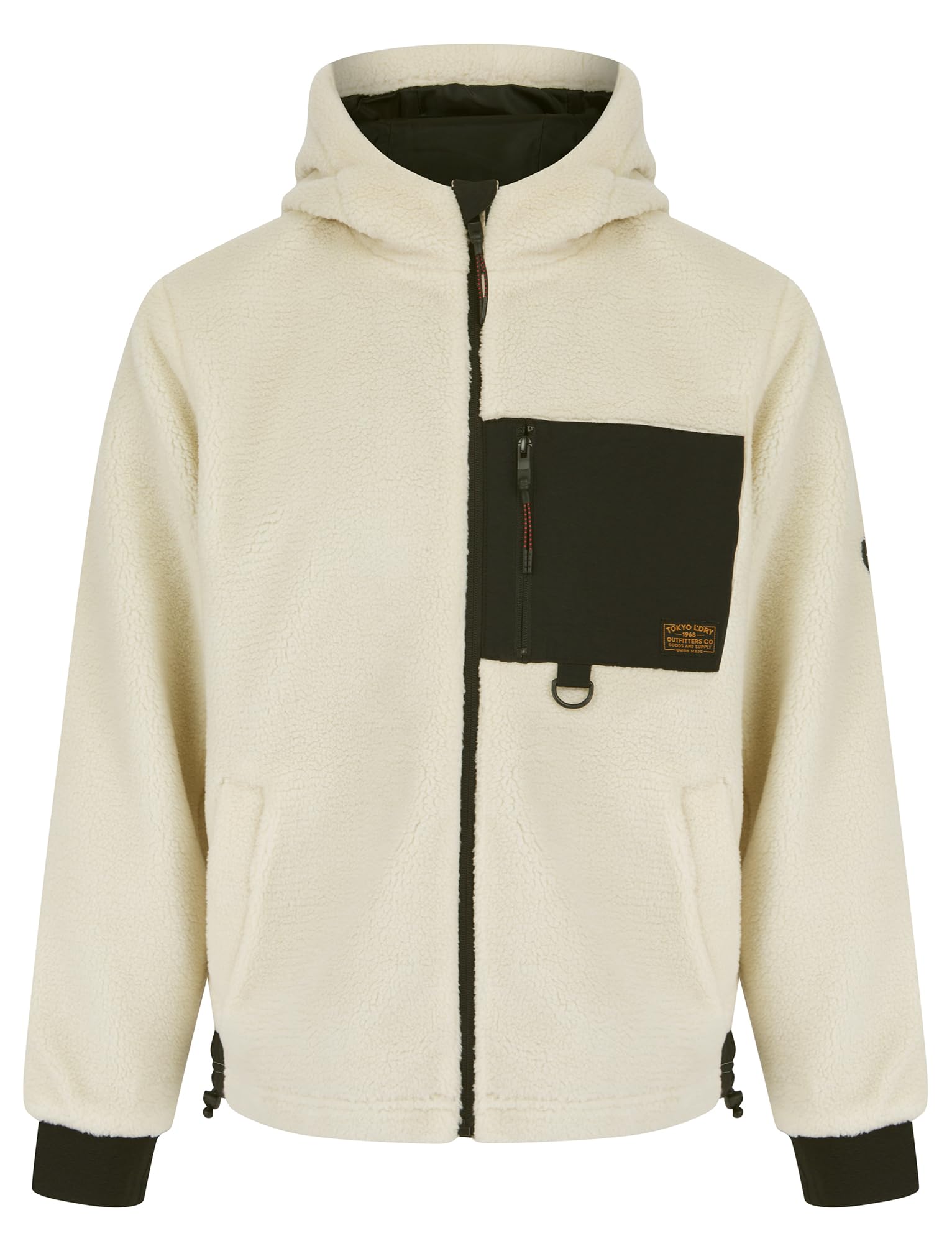 Tokyo Laundry Men's Wafai Zip Through Hooded Fleece Jacket Top