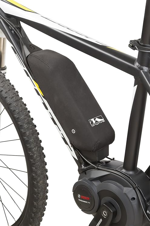 M-Wave E-Bike Battery Protective Cover , Black | M-Wave E-Protect Downtube External Battery Cover for & | Neoprene Protection