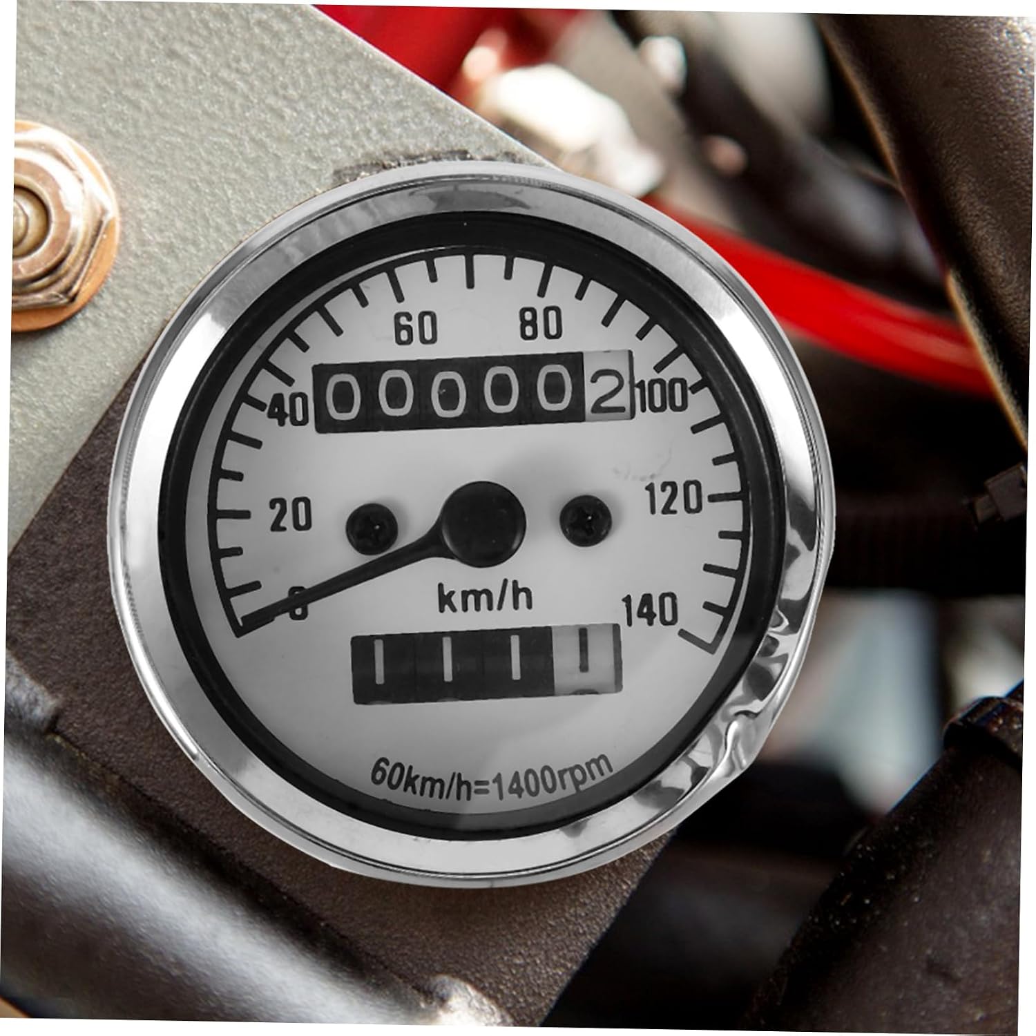 Motorcycle Speedometer Gauge Cluster for Digital Odometer for Motorcycle Sturdy Iron Plating Fit